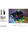 Minilucciole 240 led multicolor per interni e esterni