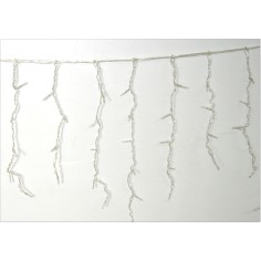 Luces de cortina 200 LED tono blanco frío para pesebre Mondo