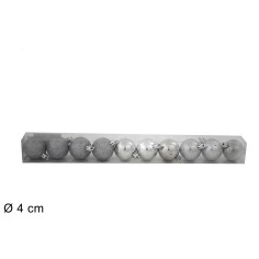 Set 10 palline Ø 4 cm disponibili in vari colori per presepe 2