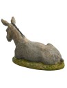 Donkey lying down in resin Martino Landi for statues 10 cm