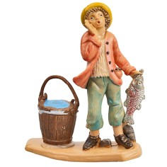 Pescivendolo cm 10 per presepe Mondo Presepi