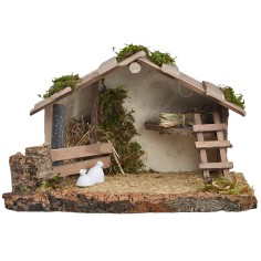 Cabaña para pesebre cm 39x22,5x23 h