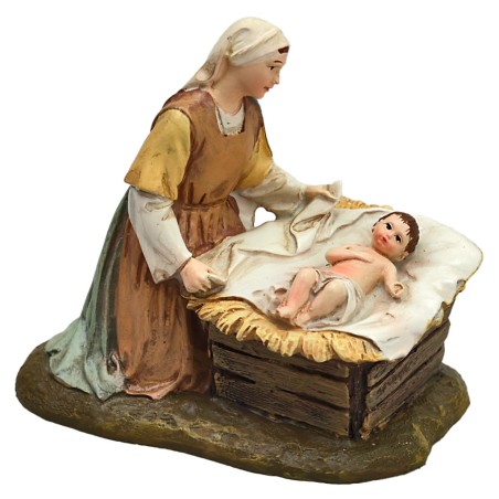 Set Natività 3 soggetti in resina serie cm 12 Martino Landi