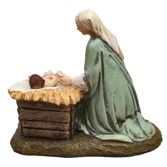 Set Natività 3 soggetti in resina serie cm 12 Martino Landi per