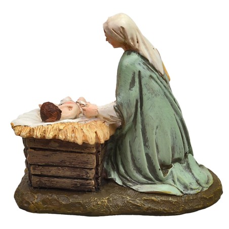 Set Natività 3 soggetti in resina serie cm 12 Martino Landi