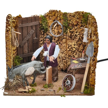 Herrero 10 cm en movimiento