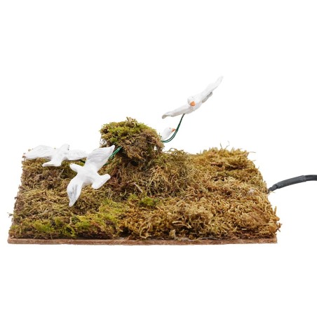 Gaviotas en movimiento cm 22x22x10 h