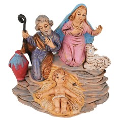 Natività cm 6,5x6x8 h per presepe Mondo Presepi