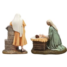 Set Natividad 3 figuras en resina serie 12 cm Martino Landi 2
