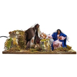 Natività 15 cm in movimento