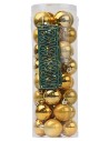 Set of 32 gold balls ø 5 cm for Christmas tree