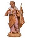 San Giuseppe con bastone 12 cm Fontanini per presepe Mondo