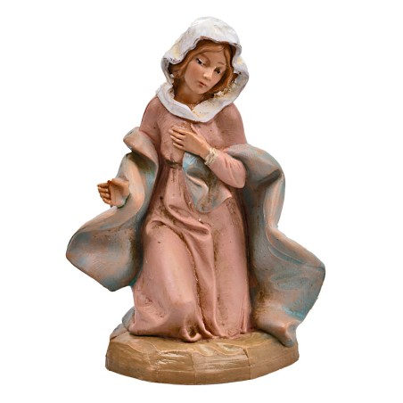 Madonna inginocchiata serie 12 cm Fontanini per presepe Mondo