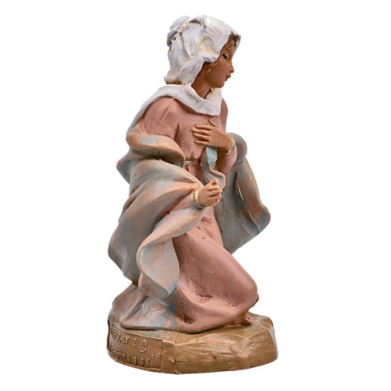 Madonna inginocchiata serie 12 cm Fontanini per presepe Mondo