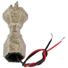 Braciere grande 6,8 cm con led arancio tremolante 12 Volt 2