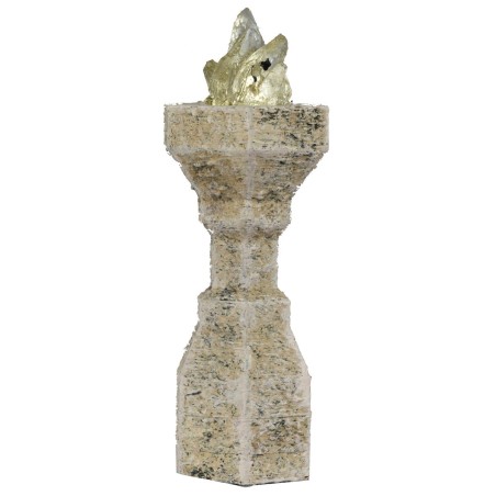 Braciere grande 6,8 cm con led arancio tremolante 12 Volt per