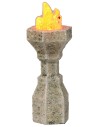 Braciere grande 6,8 cm con led tremolante 12 Volt