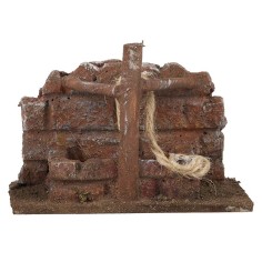 Rustic well cm 9x5x6 h