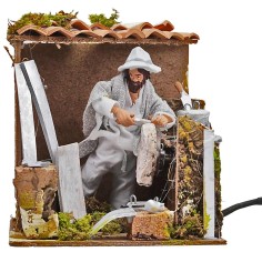 Arrotino serie 15 cm in movimento per presepe Mondo Presepi