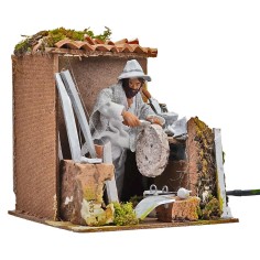 Arrotino serie 15 cm in movimento per presepe Mondo Presepi 2