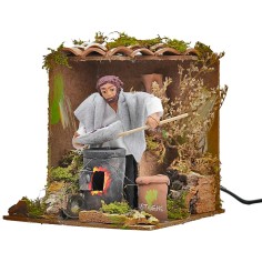 Castagnaro 15 cm in movimento con luce funzionante cm 2