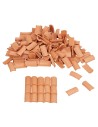 Coppi 20x10 mm in terracotta in busta da 150 pz