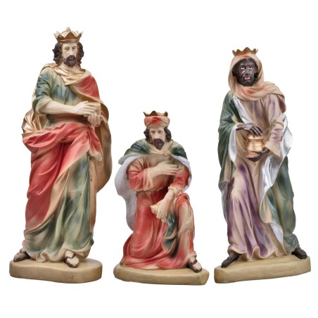 Set Natività 55 cm in resina per presepe Mondo Presepi