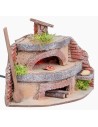 Forno per fornaio con luce effetto fuoco cm 12x11x12,5 h