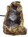 Cascata nella roccia funzionante cm 12x25x13,5 h per presepe