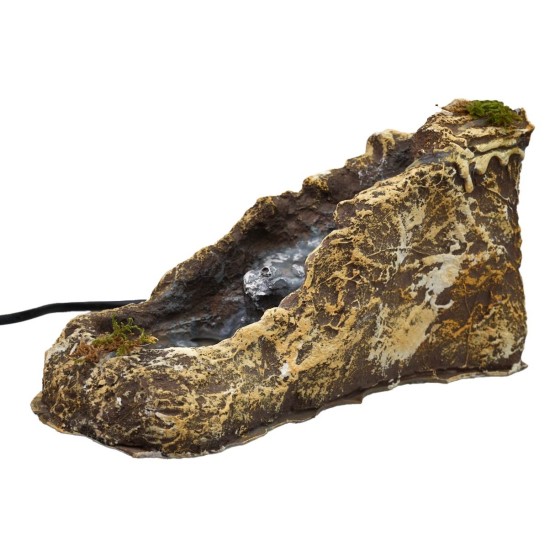 Waterfall in the rock functioning cm 12x25x13.5 h