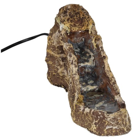 Cascata nella roccia funzionante cm 7,5x20x14 h per presepe | Mondo Presepi