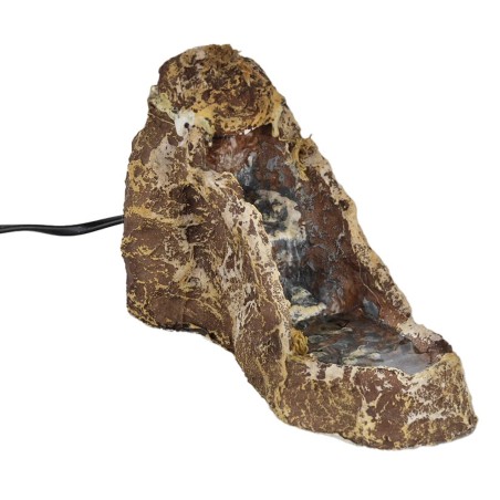 Cascata nella roccia funzionante cm 7,5x20x14 h per presepe | Mondo Presepi