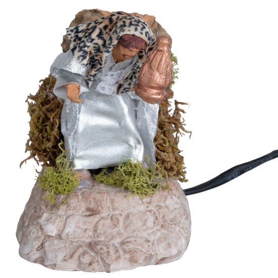 Set tre Re Magi 10 cm in movimento per presepe Mondo Presepi