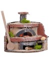Forno per fornaio con luce effetto fuoco cm 12x10x10h