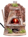 Forno per fornaio a campana con luce effetto fuoco cm 10x8x12h