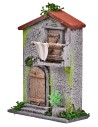 copy of Green house for nativity scene 10x7x12.5 cm h
