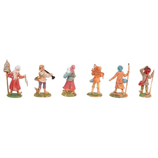 Set 6 statuine mestieri in PVC