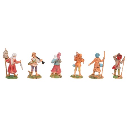 Set 6 statuine mestieri in PVC