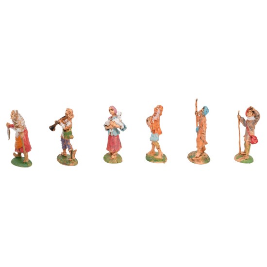 Set 6 statuine mestieri in PVC