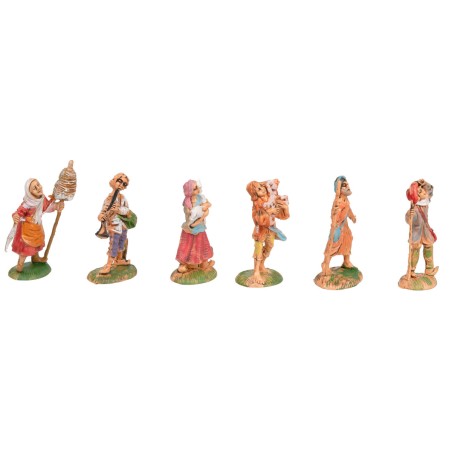 Set 6 statuine mestieri in PVC