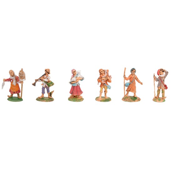 Set 6 statuine mestieri in PVC