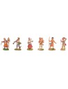 Set 6 statuine mestieri in PVC