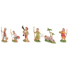 Set 6 statuine mestieri in PVC