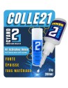 Kit de pegamento cianoacrilato denso Colle21 gr 21 + activador en spray