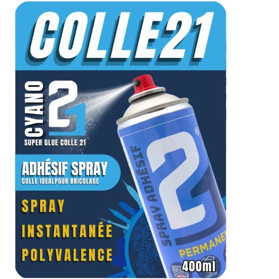 Cola fuerte en spray Colle21 400 ml