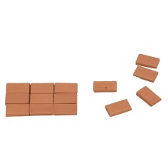 Terracotta tiles 10x5x1 mm bag of 300 pieces for nativity scene 2