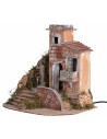 Cluster of rustic houses with a working Nasone fountain at