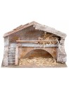 Country cabin with loft measuring 30x15x19 cm for Mondo nativity scene