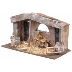 Capanna vuota di campagna con apertura a mezza luna cm 30x15x17h 2