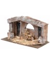 Capanna vuota di campagna con apertura a mezza luna cm 30x15x17h